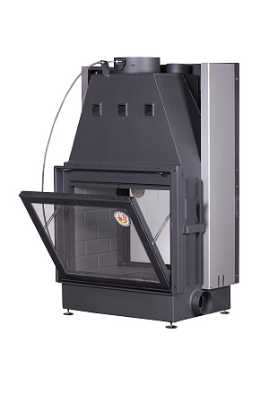 Топка ВЕГА 800 TВ туннельная черный шамот 